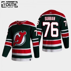 New Jersey Devils P.K. Subban 76 2020-21 Reverse Retro Authentic Shirt - Kinderen